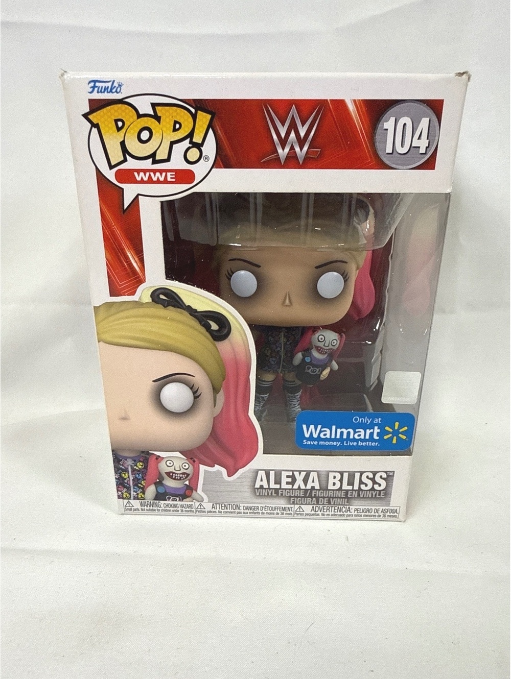 Funko Pop! WWE Alexa Bliss Vinyl Figure #104 Walmart Exclusive